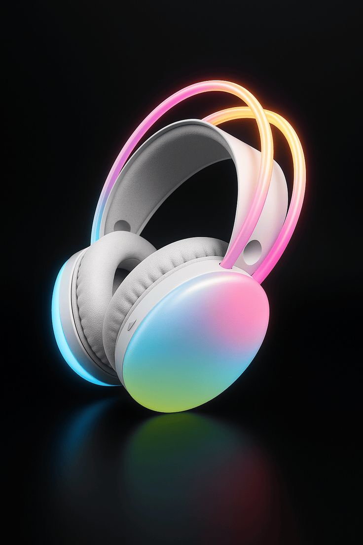 ''Karler Bass (KR-H1) RGB Light. Stereo Wireless Headphone''