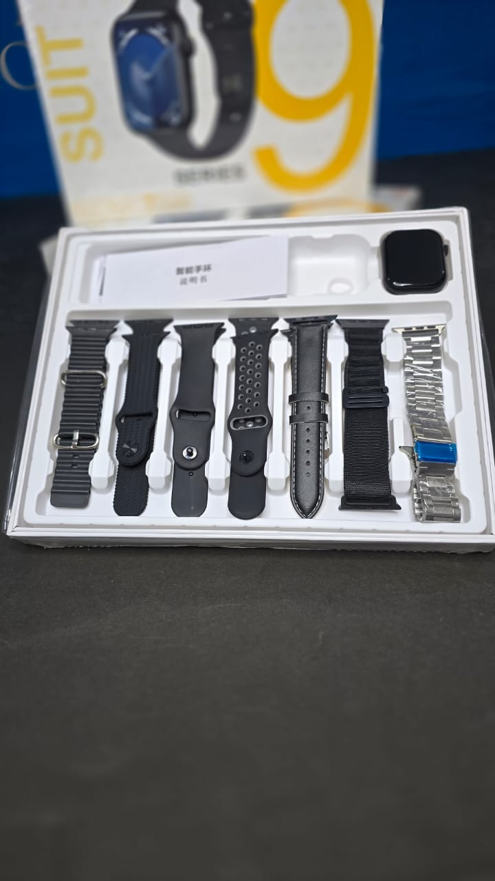 ''HG 9 MAX (7in1 straps) SERIES 9 SMARTWATCH