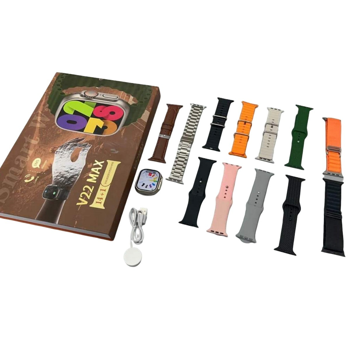 ''V22 MAX (14in1 straps) ''Premium Smartwatch''