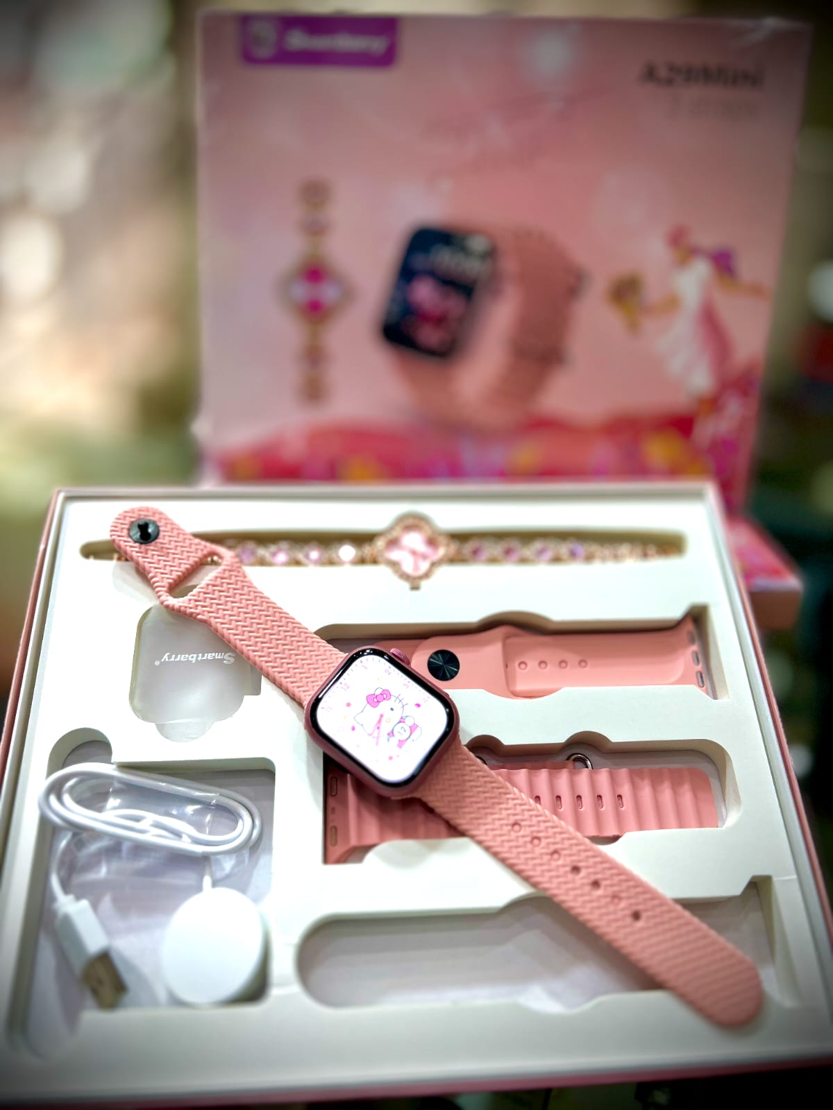 SMARTBARRY ''A29 Mini (2in1) Ladies Smartwatch  3Straps