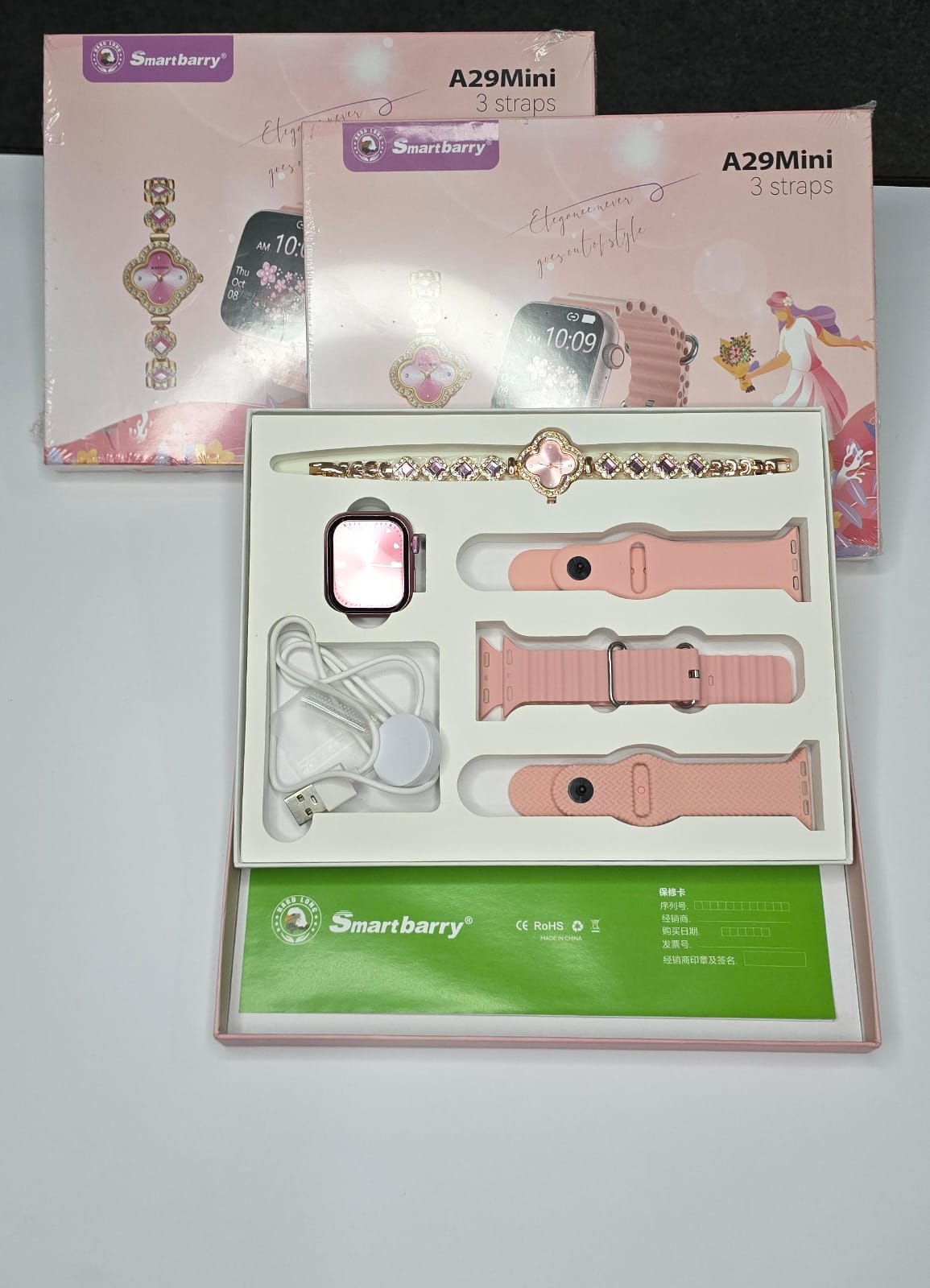 SMARTBARRY ''A29 Mini (2in1) Ladies Smartwatch  3Straps