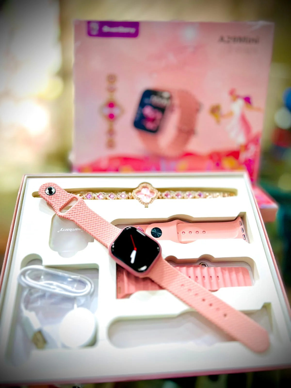 SMARTBARRY ''A29 Mini (2in1) Ladies Smartwatch 3Straps