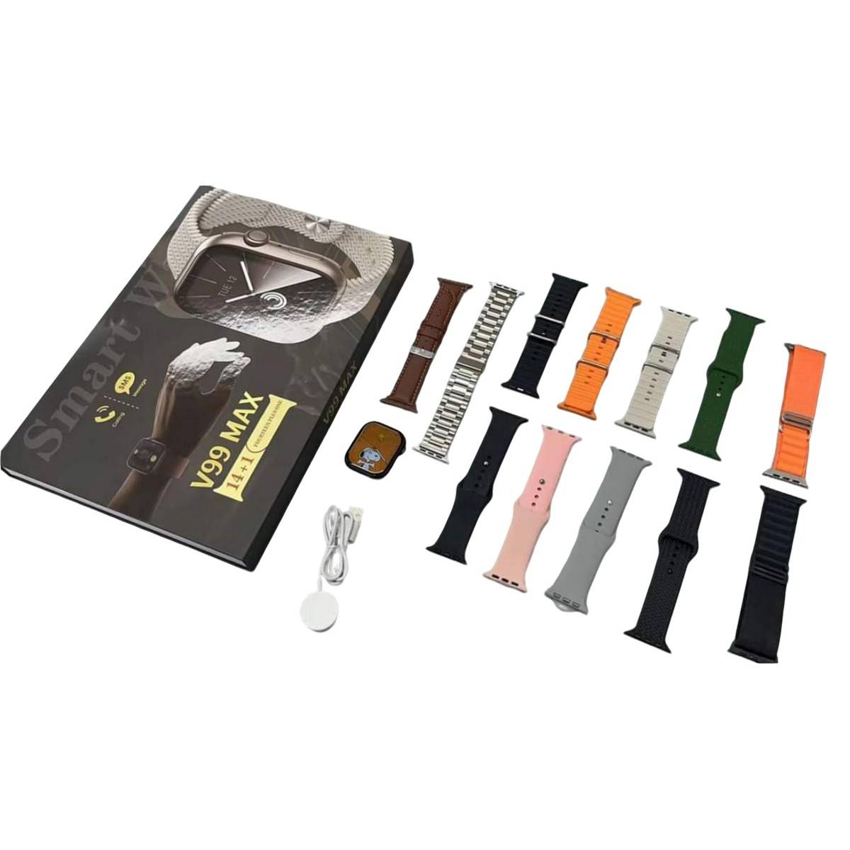 V99Max Smartwatch (14in1 straps) AMOLED